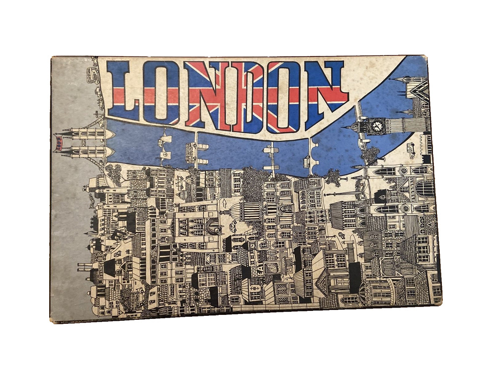 Puzzle Factory 1970 - Union Jack / London - Two Sided 425 Piece Jigsaw Puzzle